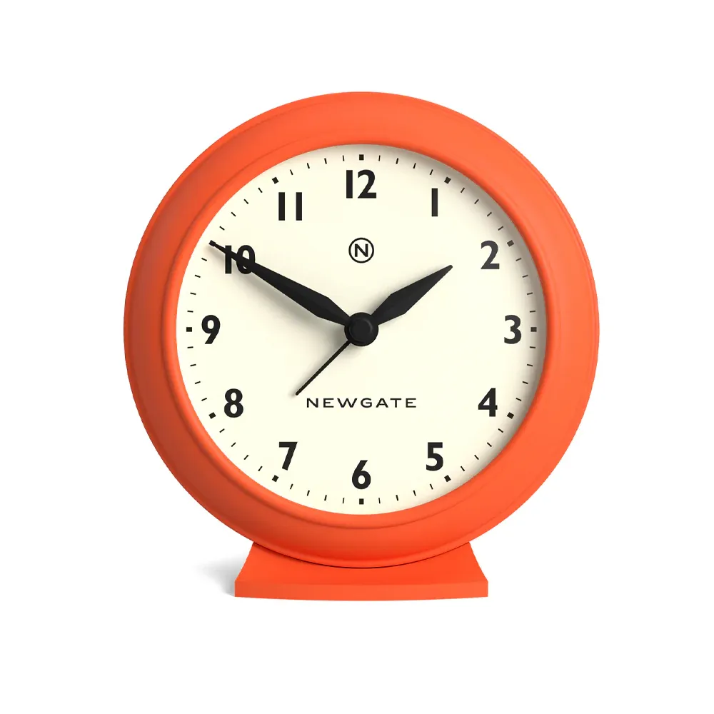 Newgate Pacific Mantel Clock-Pumpkin Orange - Image 1