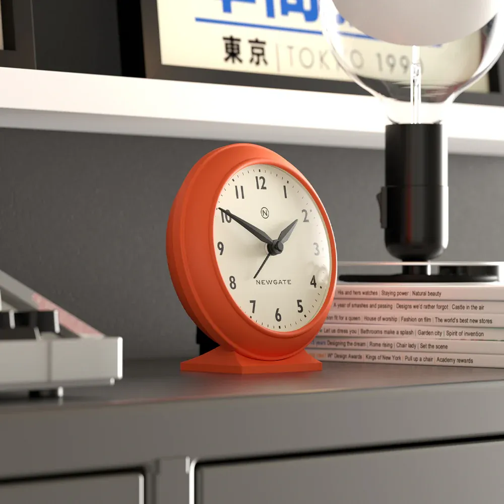 Newgate Pacific Mantel Clock-Pumpkin Orange - Image 4