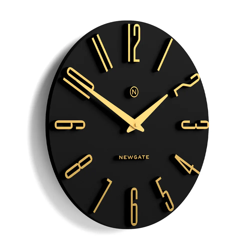 Newgate Empire State Wall Clock-Black - Image 3