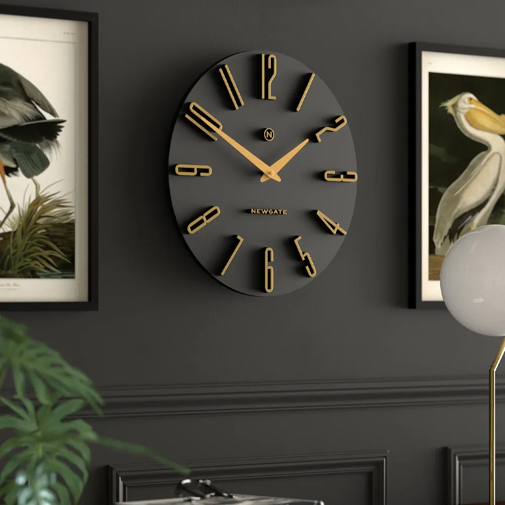 Newgate Empire State Wall Clock-Black - Image 4