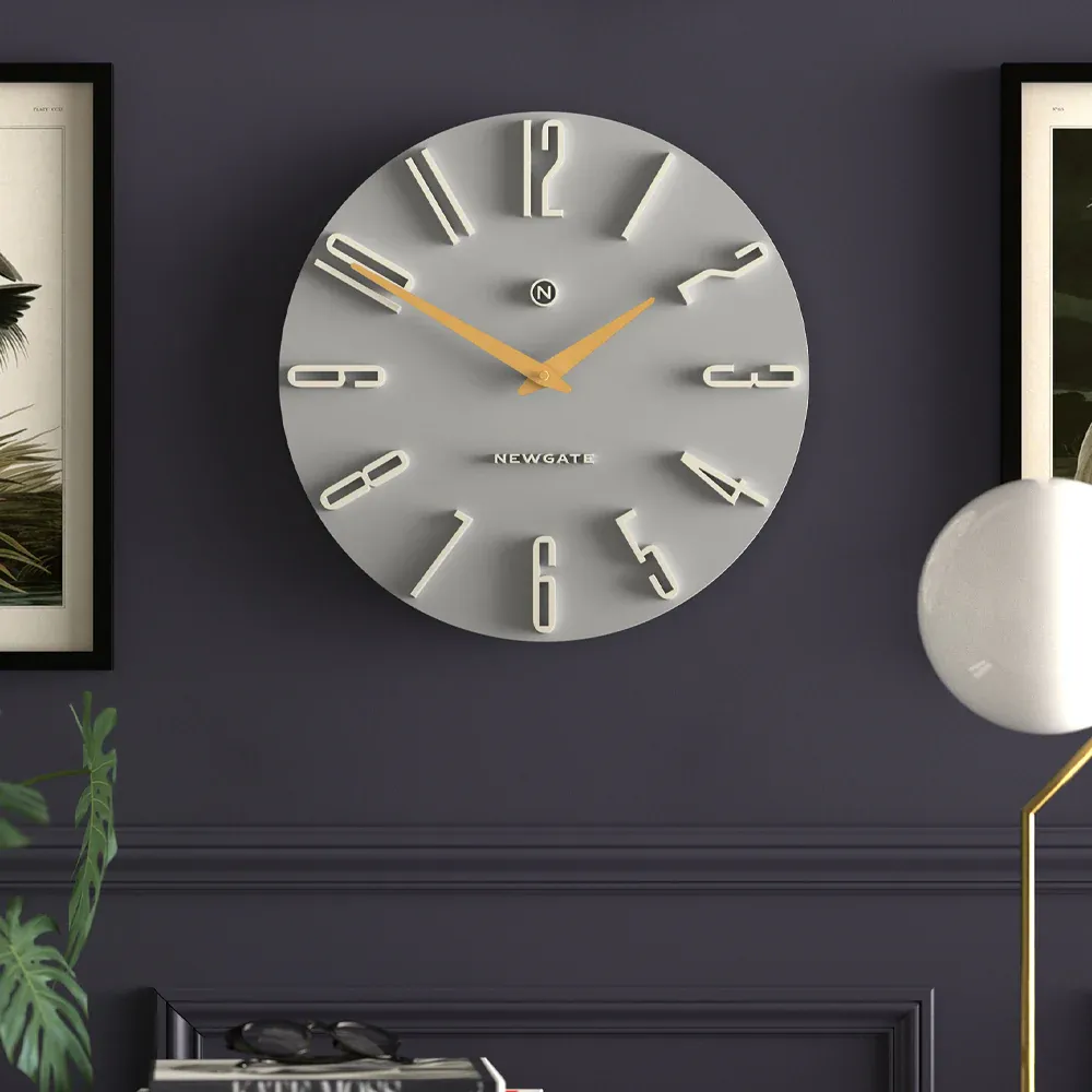 Newgate Empire State Wall Clock-Grey - Image 2