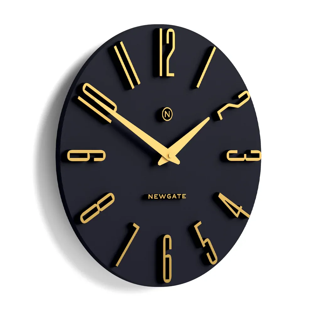 Newgate Empire State Wall Clock-Petrol Blue - Image 3