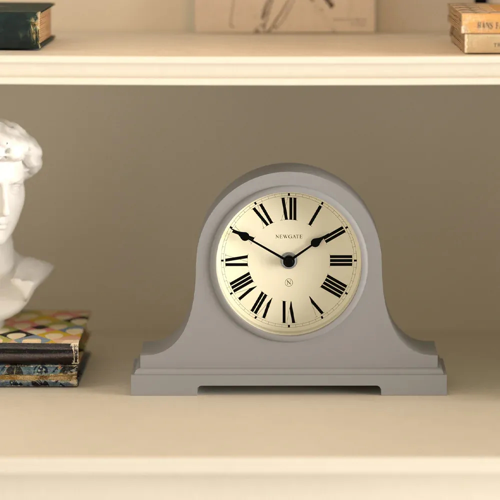 Newgate Broadway Mantel Clock-Clockwork Grey - Image 2
