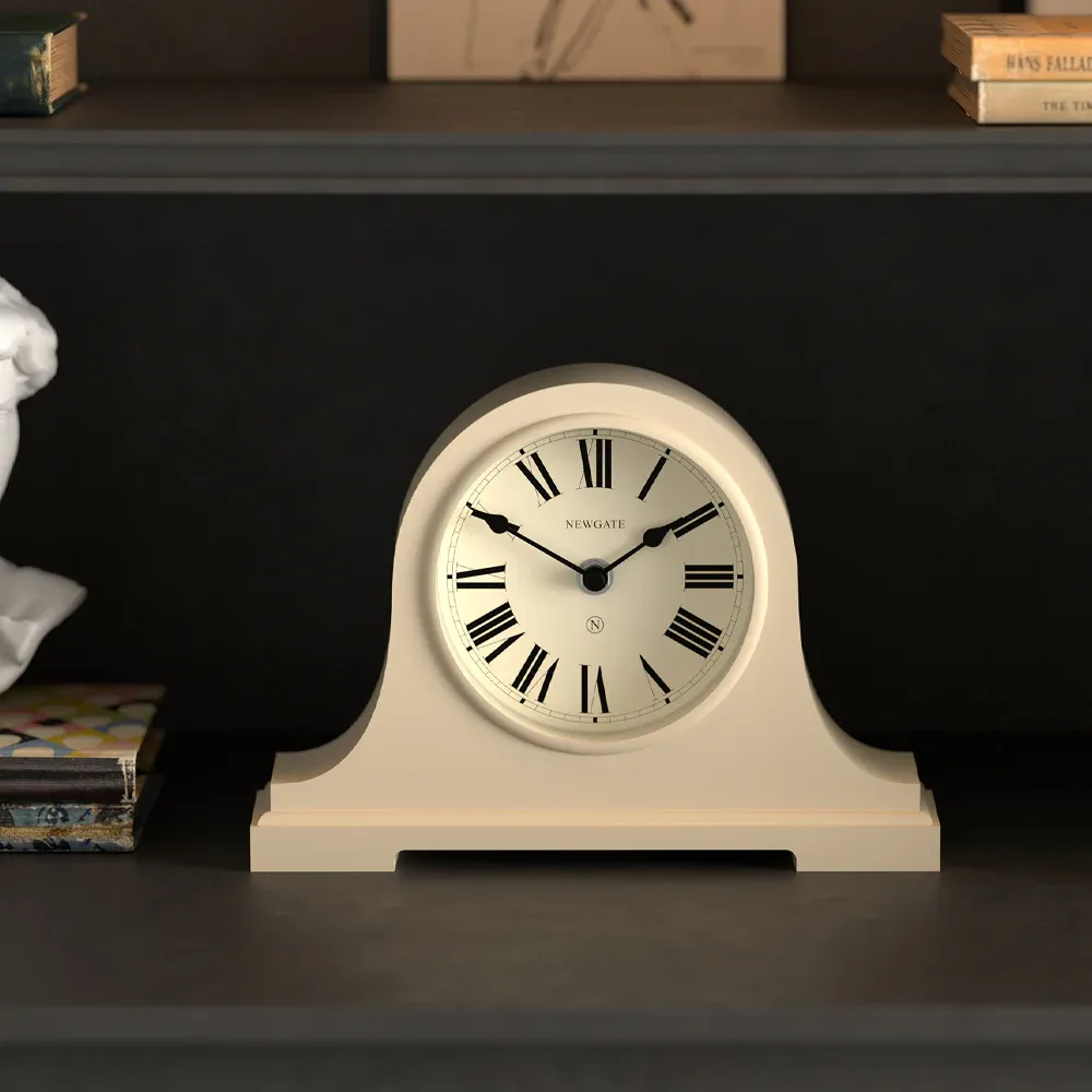 Newgate Broadway Mantel Clock-Vanilla Cream - Image 2