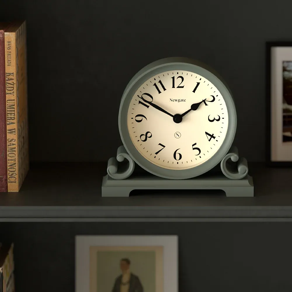 Newgate Divisadero Mantel Clock-Asparagus Green - Image 2
