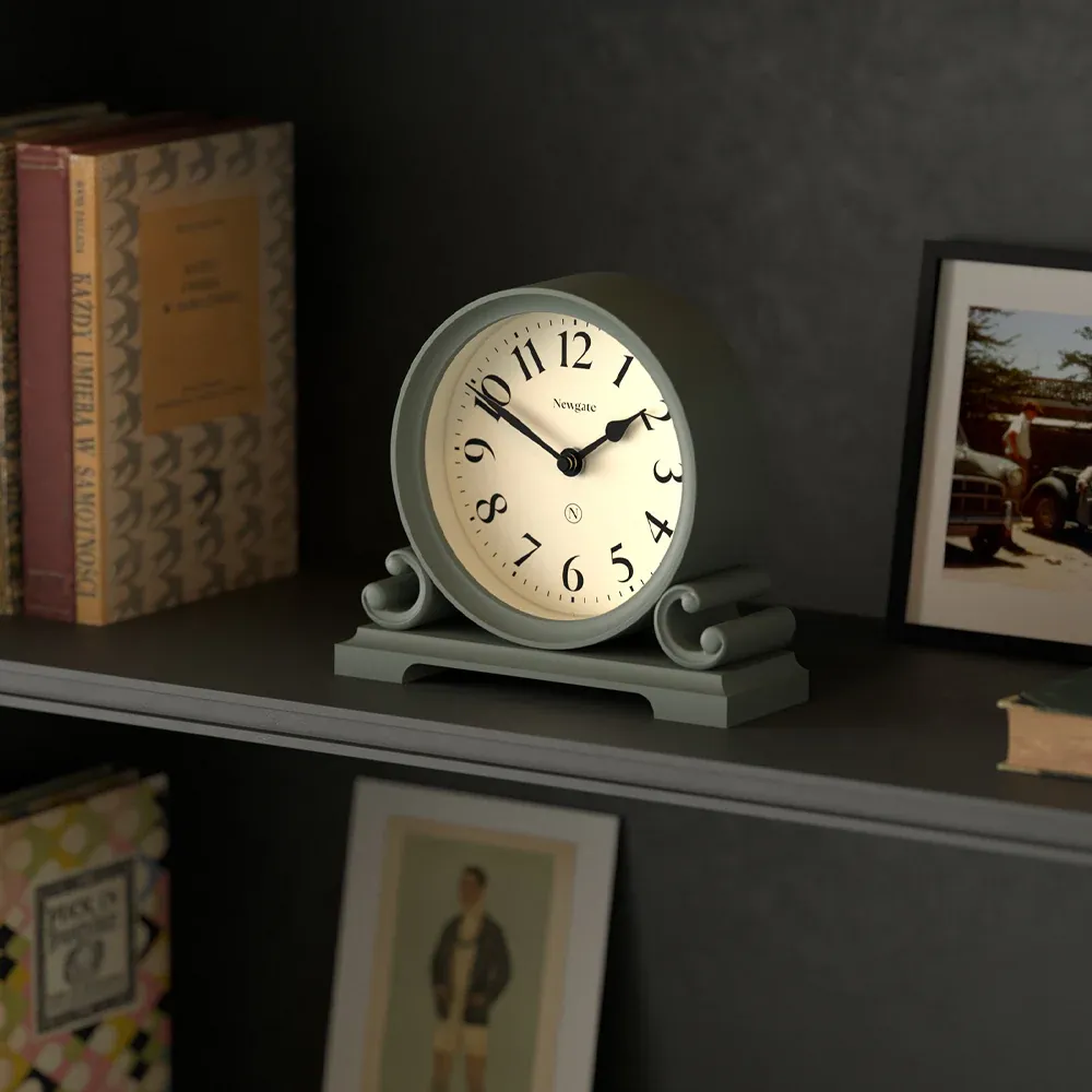 Newgate Divisadero Mantel Clock-Asparagus Green - Image 4