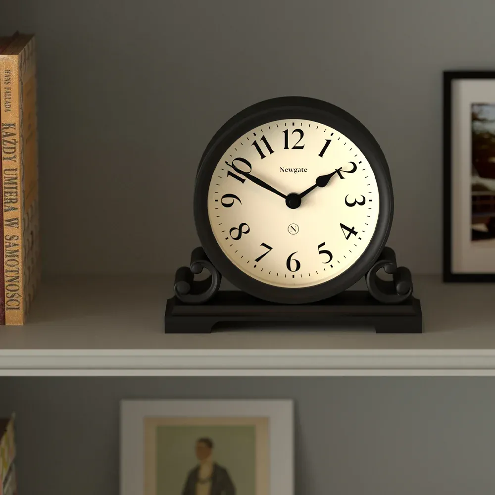 Newgate Divisadero Mantel Clock-Black - Image 2