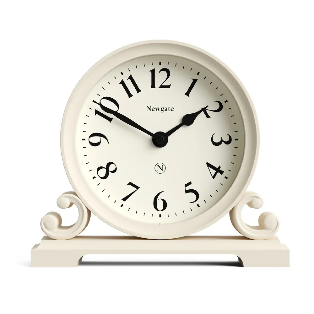 Newgate Divisadero Mantel Clock-Vanilla Cream - Image 1