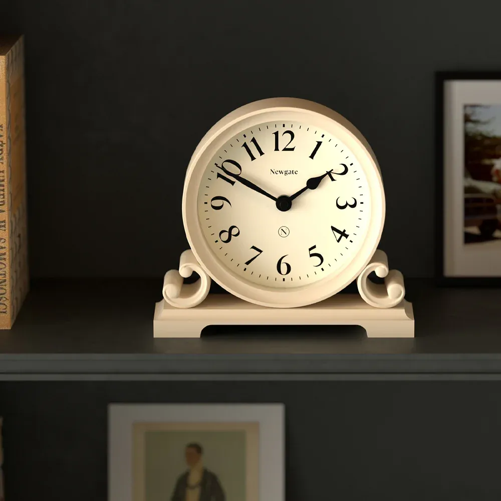 Newgate Divisadero Mantel Clock-Vanilla Cream - Image 2