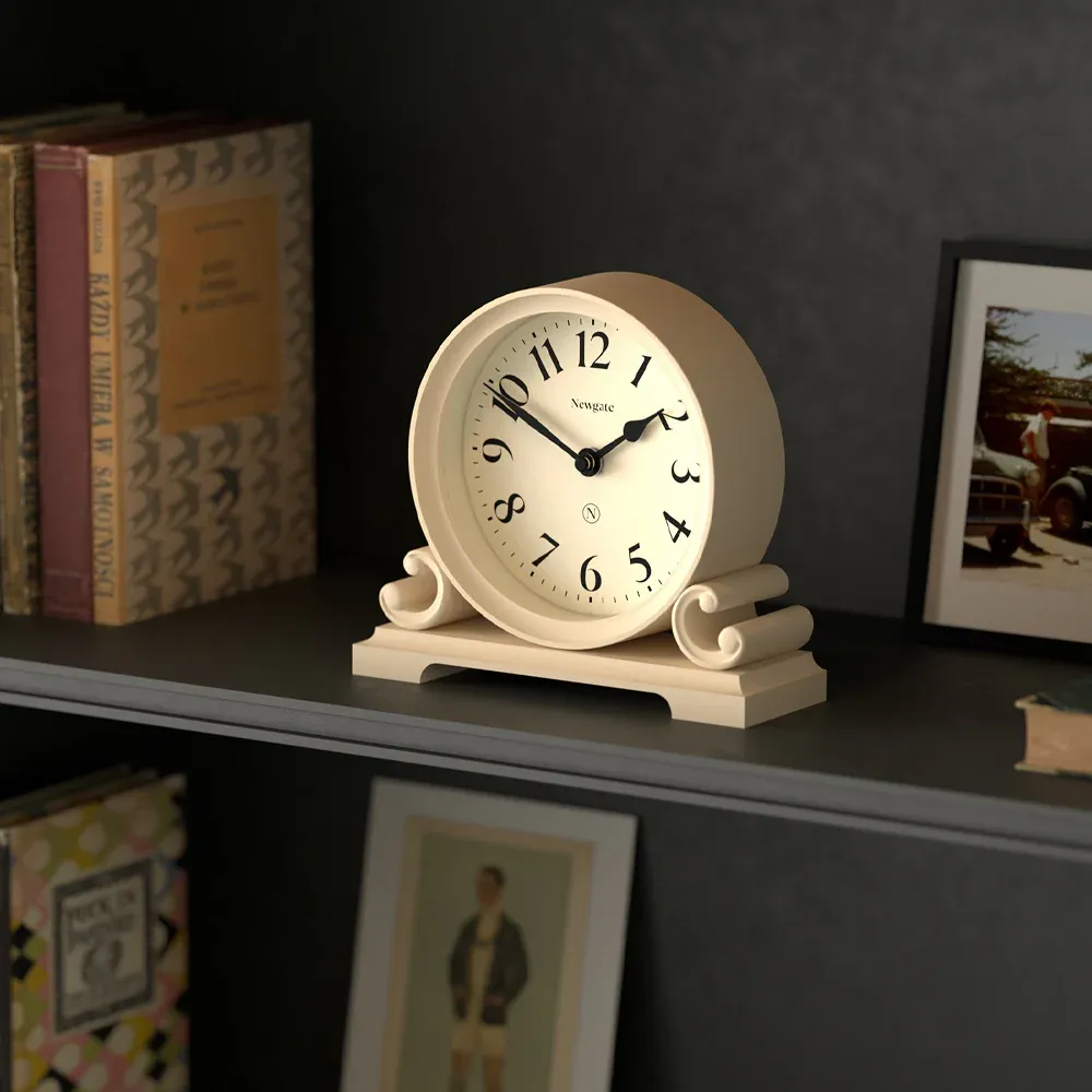 Newgate Divisadero Mantel Clock-Vanilla Cream - Image 4