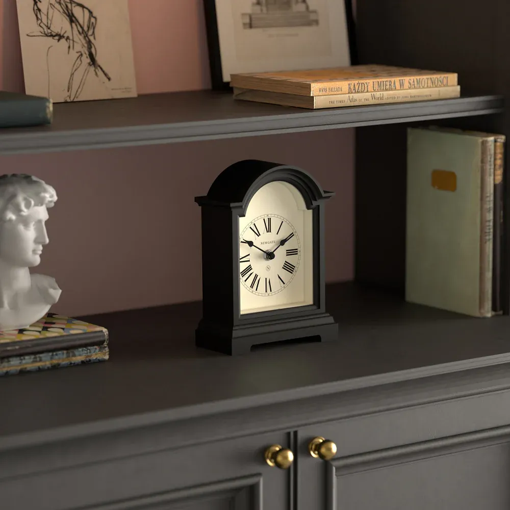 Newgate Fillmore Mantel Clock-Black - Image 4