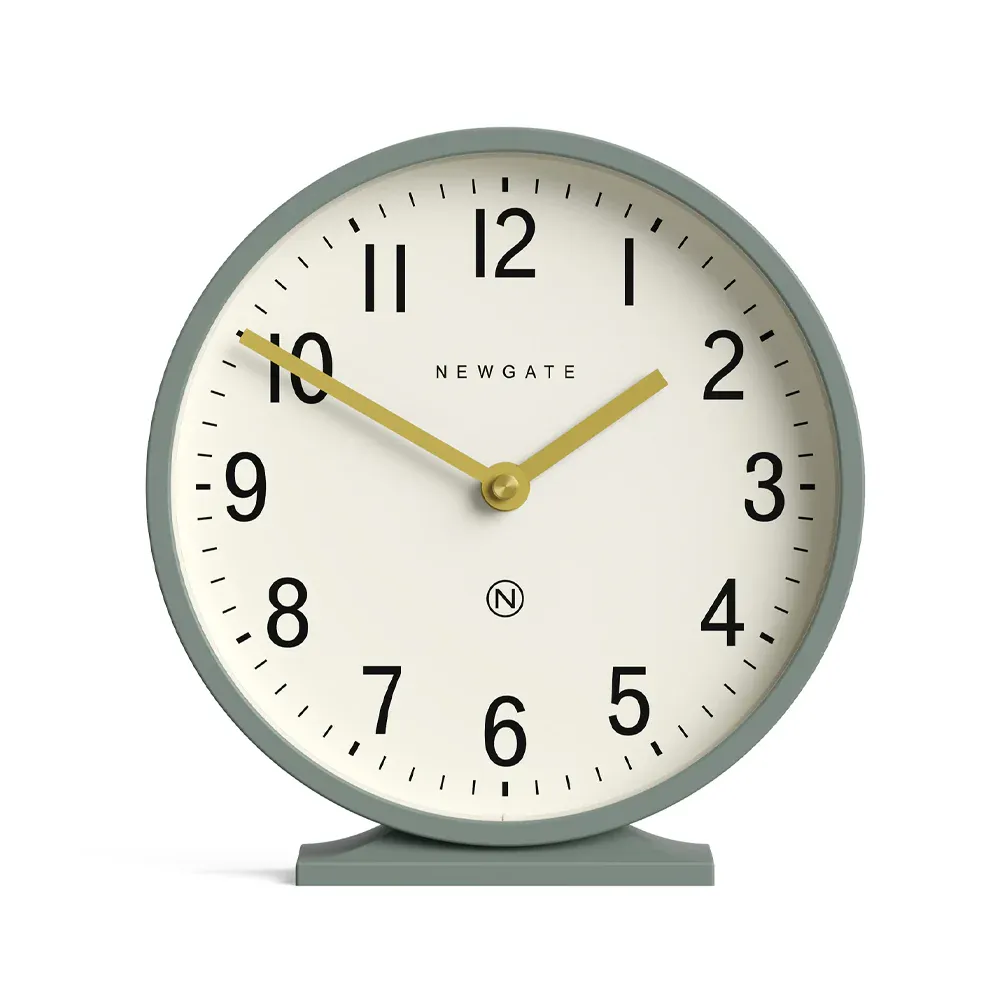 Newgate Q Mantel Clock-Asparagus Green - Image 1