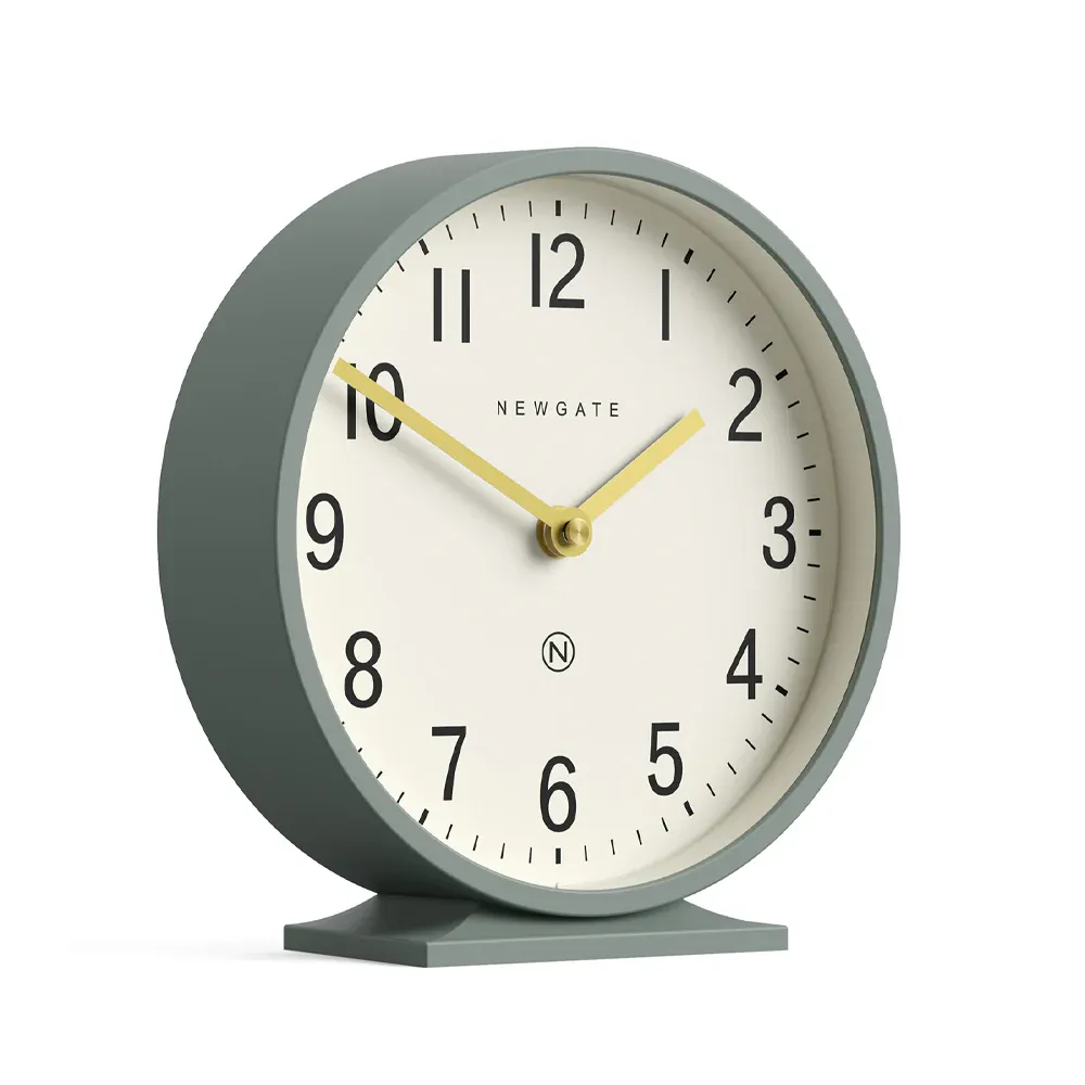 Newgate Q Mantel Clock-Asparagus Green - Image 2