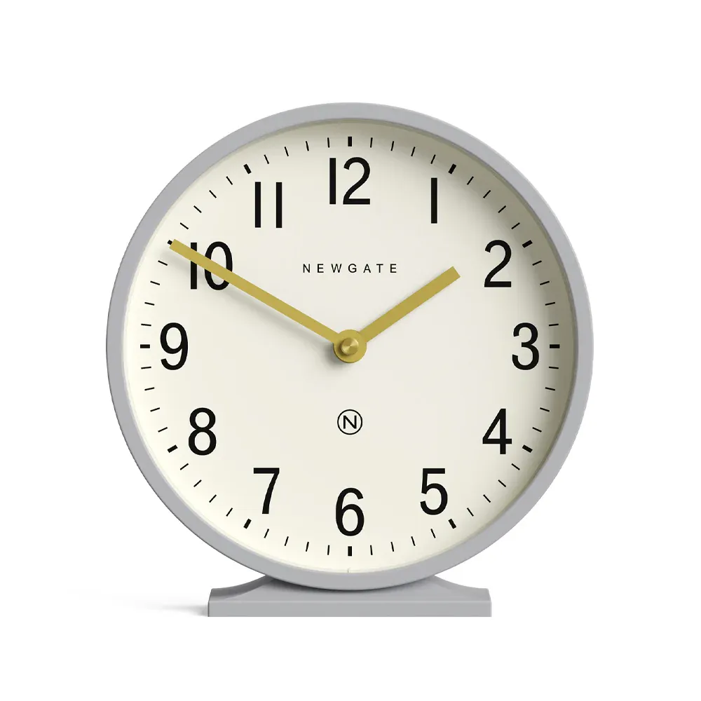 Newgate Q Mantel Clock-Clock Grey - Image 1