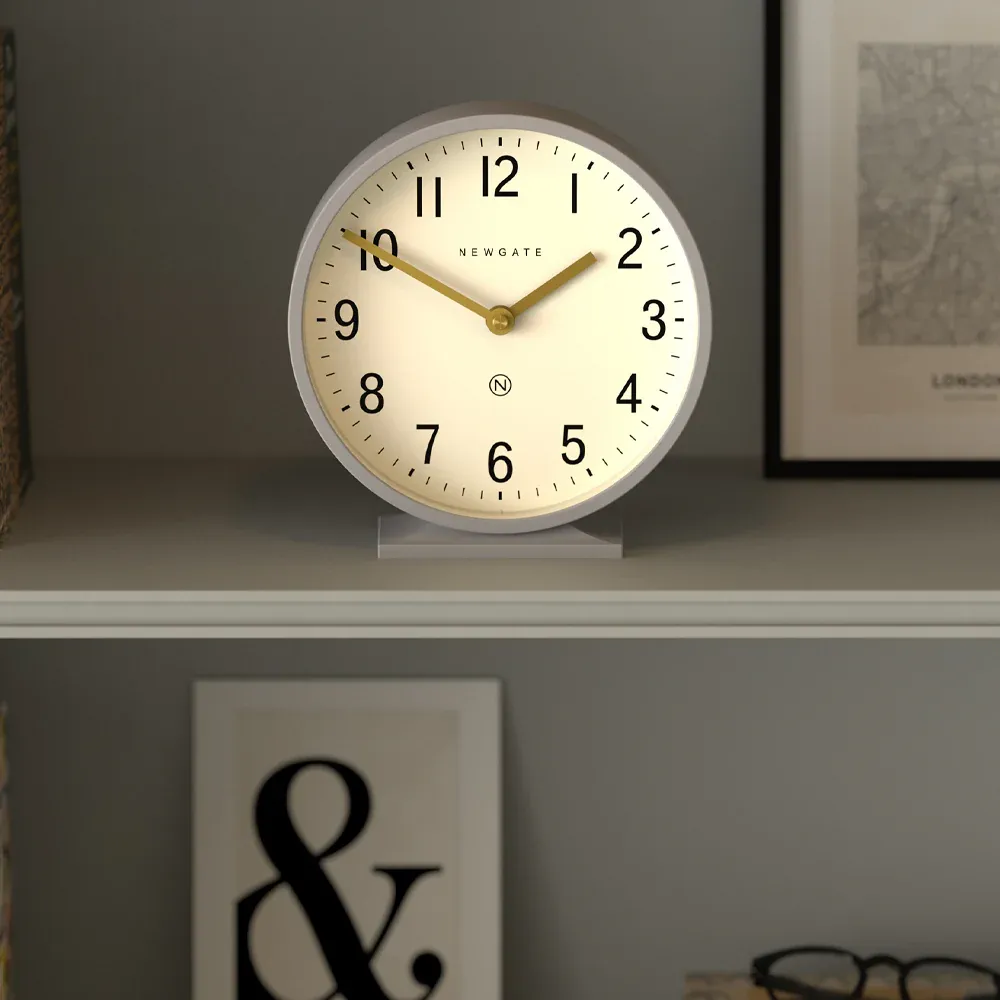Newgate Q Mantel Clock-Clock Grey - Image 2
