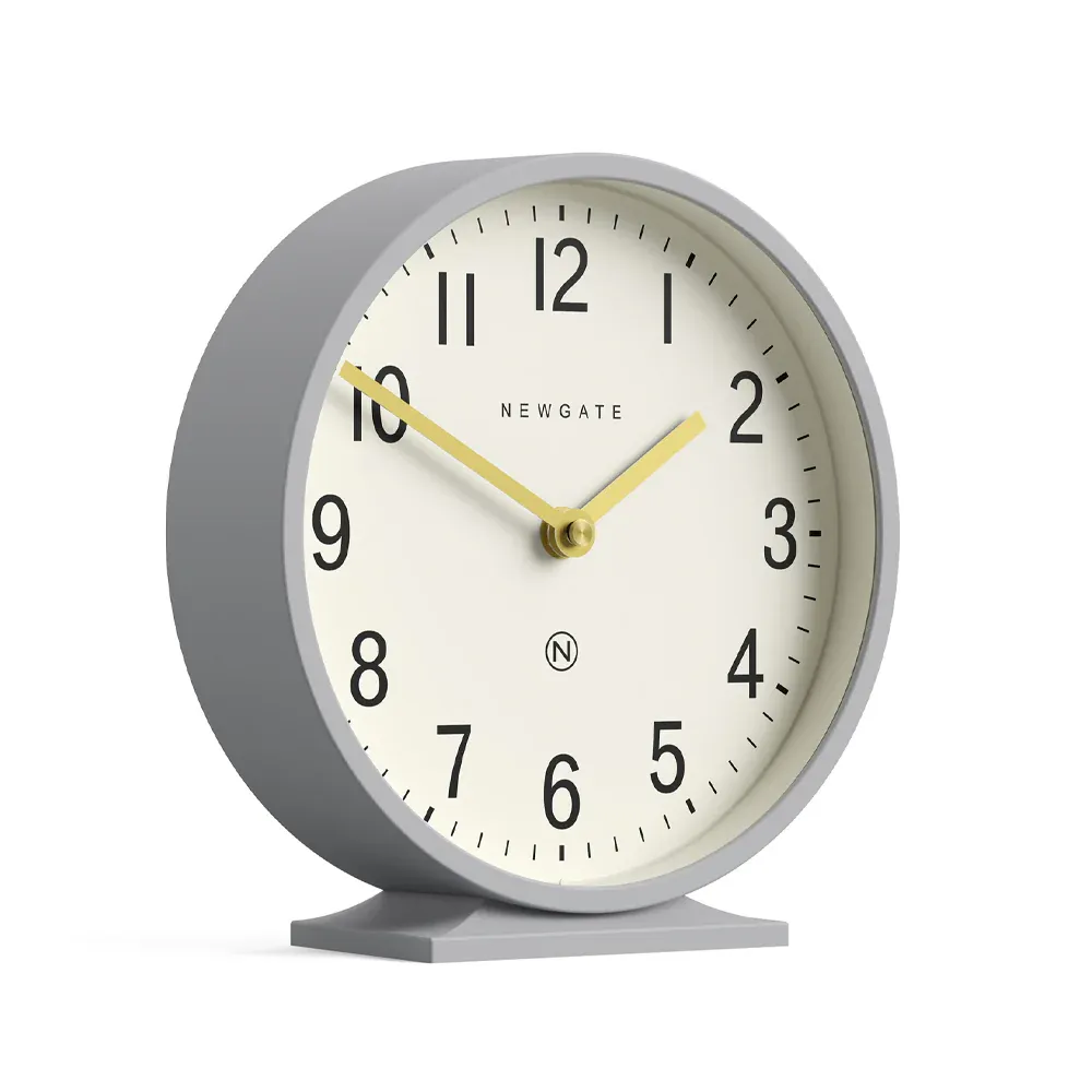Newgate Q Mantel Clock-Clock Grey - Image 3