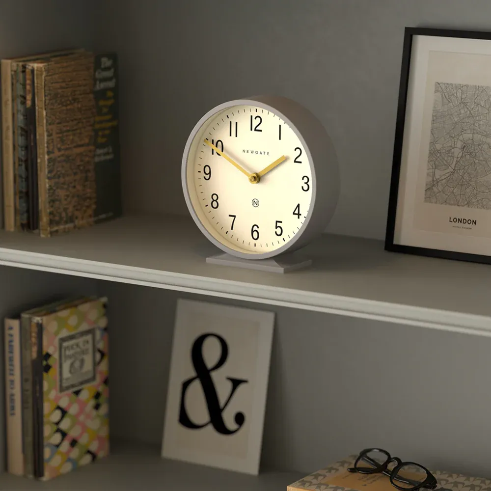 Newgate Q Mantel Clock-Clock Grey - Image 4