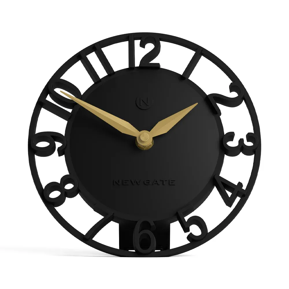 Newgate Timewarp Mantel Clock-Black - Image 1