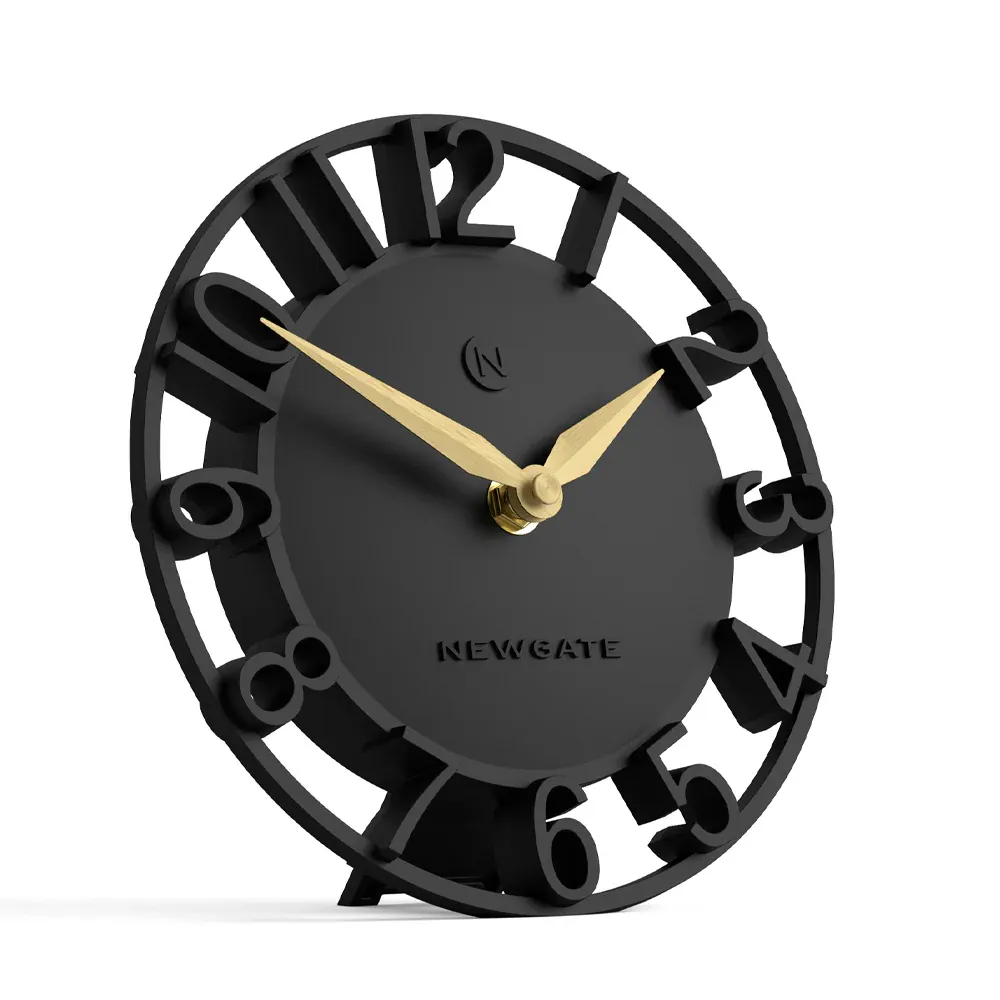Newgate Timewarp Mantel Clock-Black - Image 3