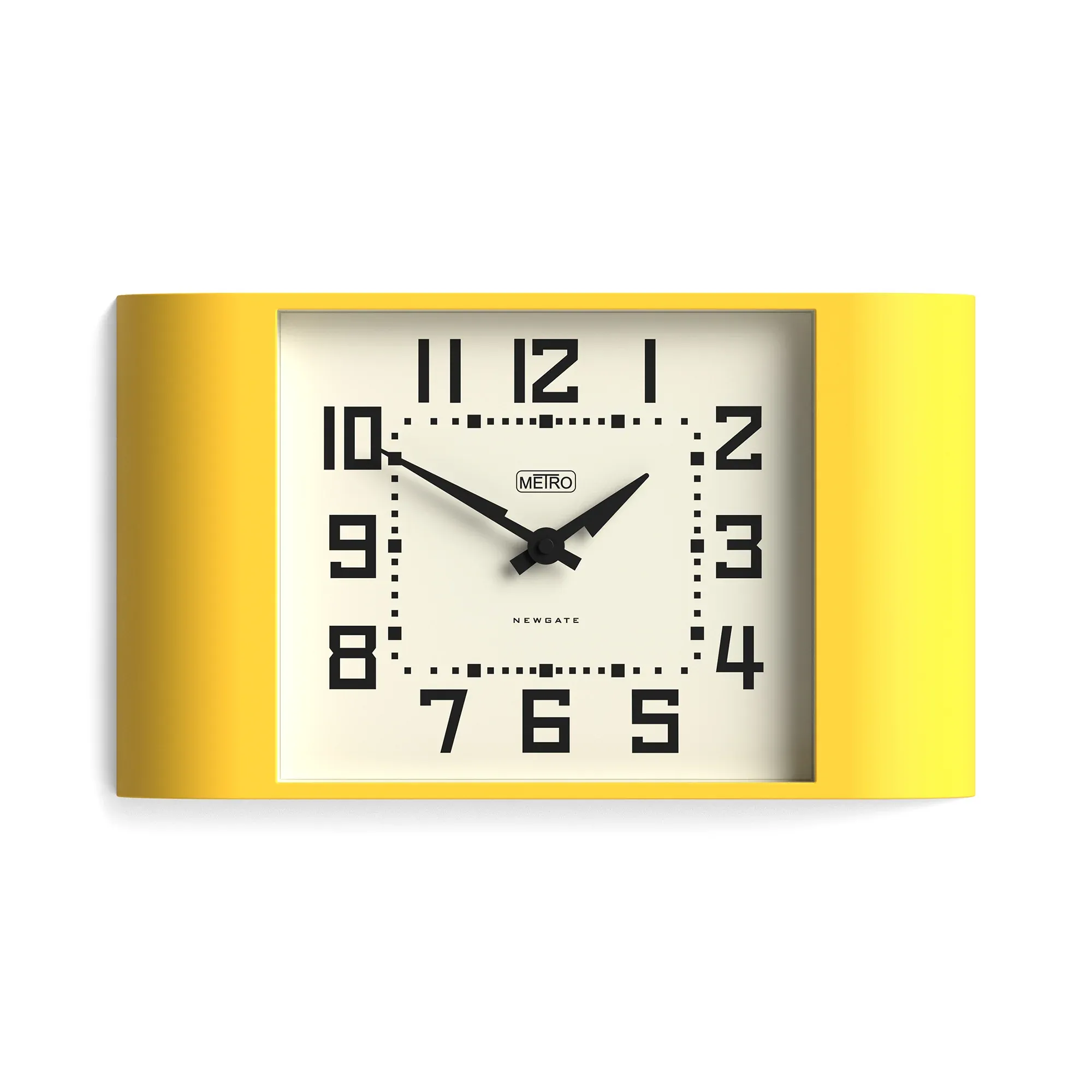Newgate Metro Wall Clock-Yellow - Image 2