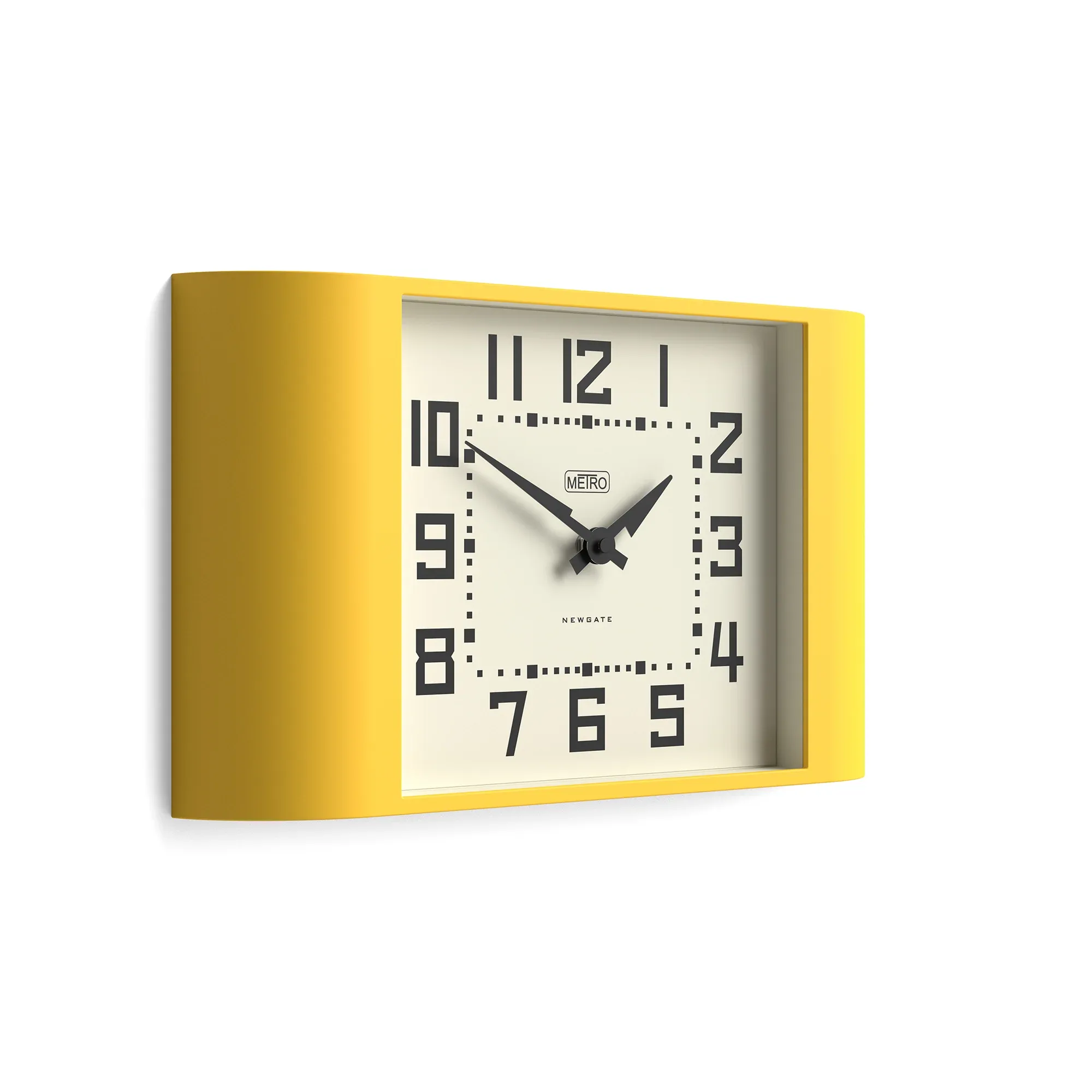 Newgate Metro Wall Clock-Yellow - Image 4