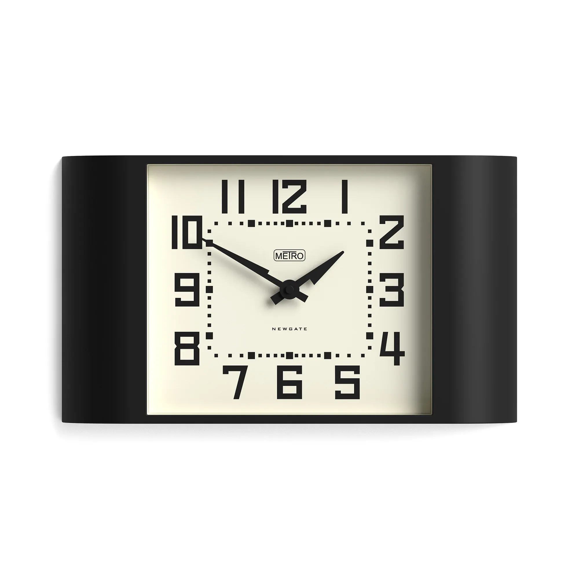 Newgate Metro Wall Clock-Black - Image 2