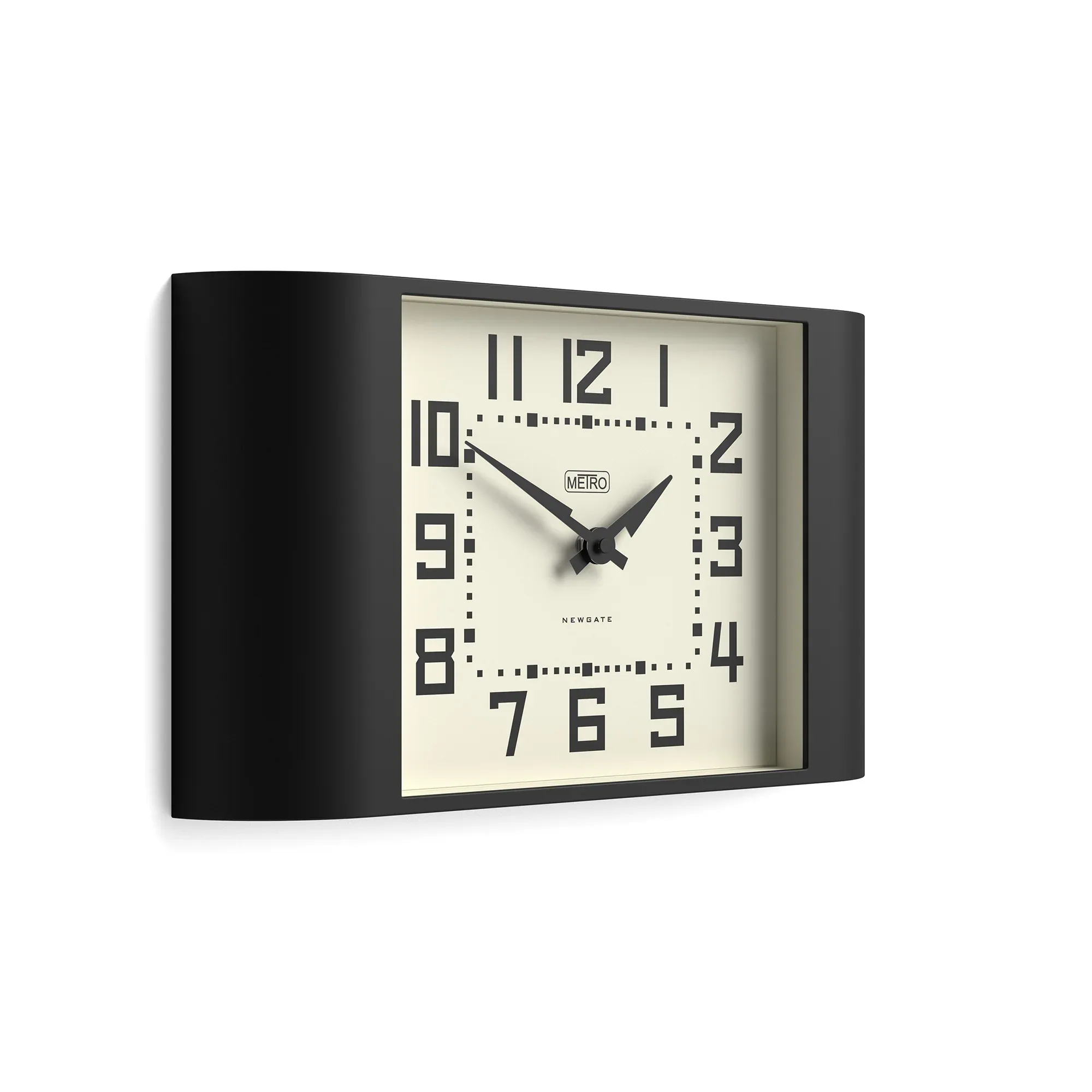 Newgate Metro Wall Clock-Black - Image 4