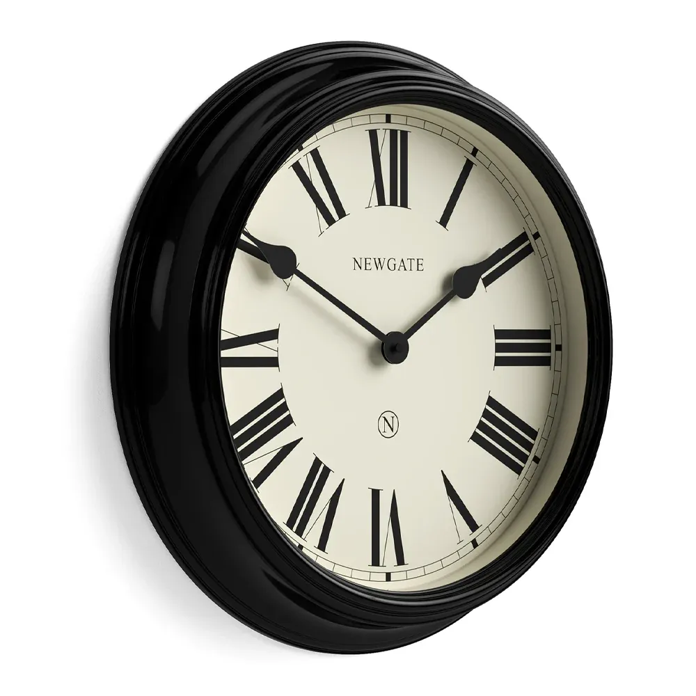 Newgate Notting Hill Wall Clock-Black - Image 3