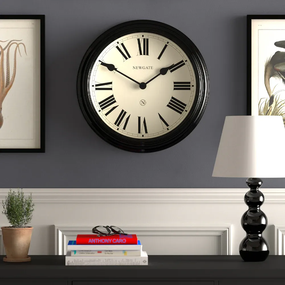 Newgate Notting Hill Wall Clock-Black - Image 4