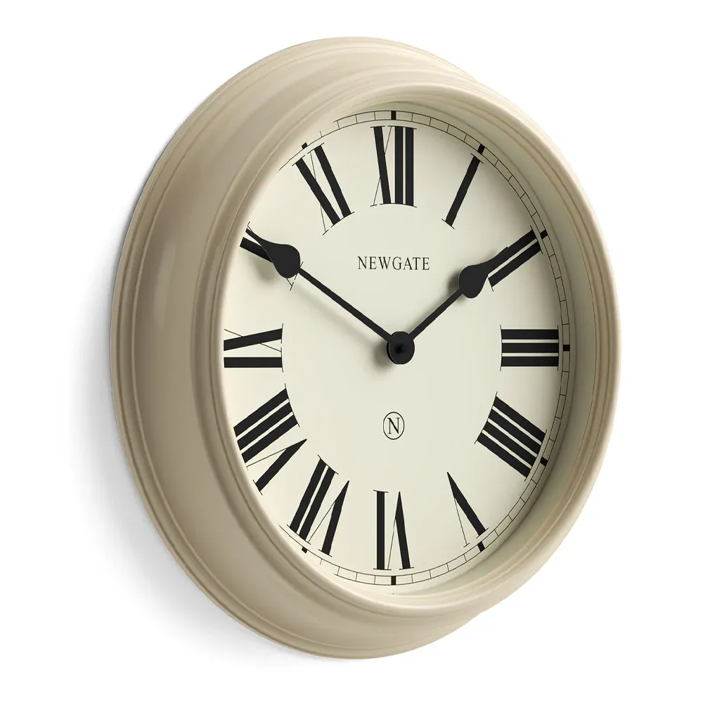 Newgate Notting Hill Wall Clock-Vanilla Cream - Image 3