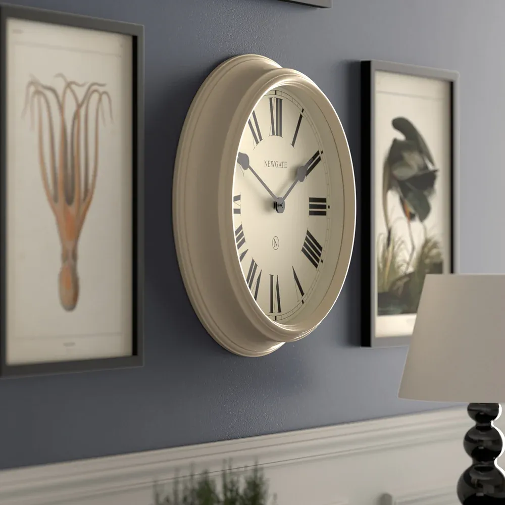 Newgate Notting Hill Wall Clock-Vanilla Cream - Image 4