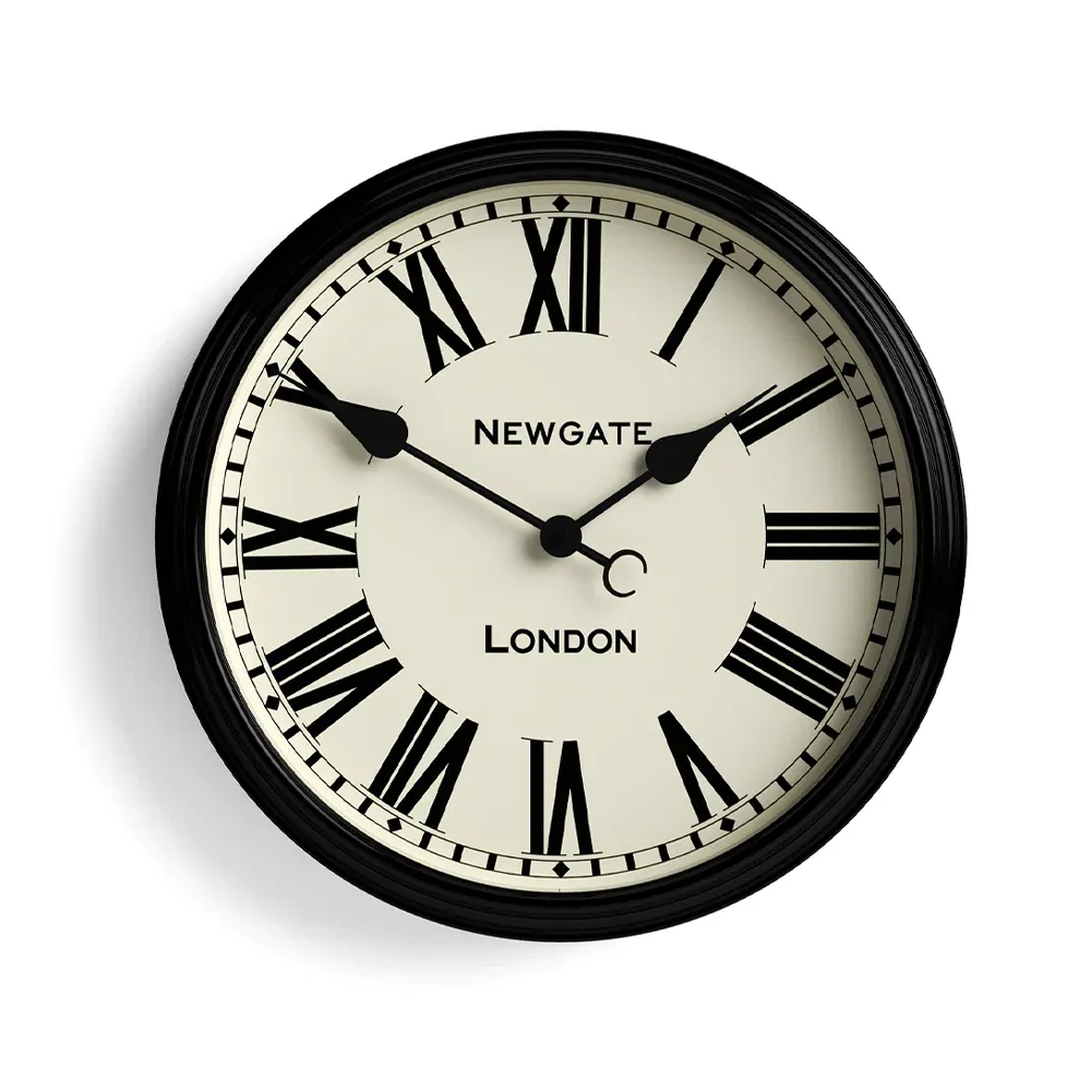 Newgate Spitalfields Wall Clock-Black - Image 1