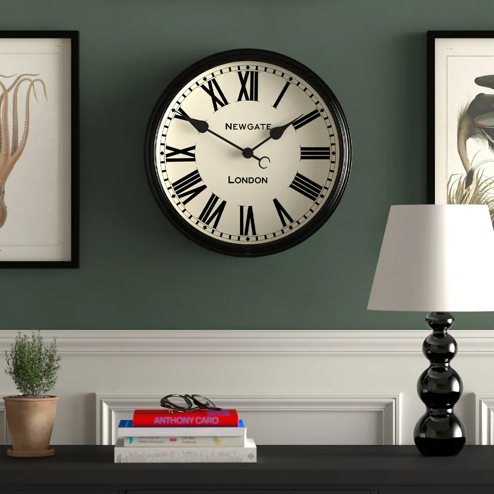 Newgate Spitalfields Wall Clock-Black - Image 2