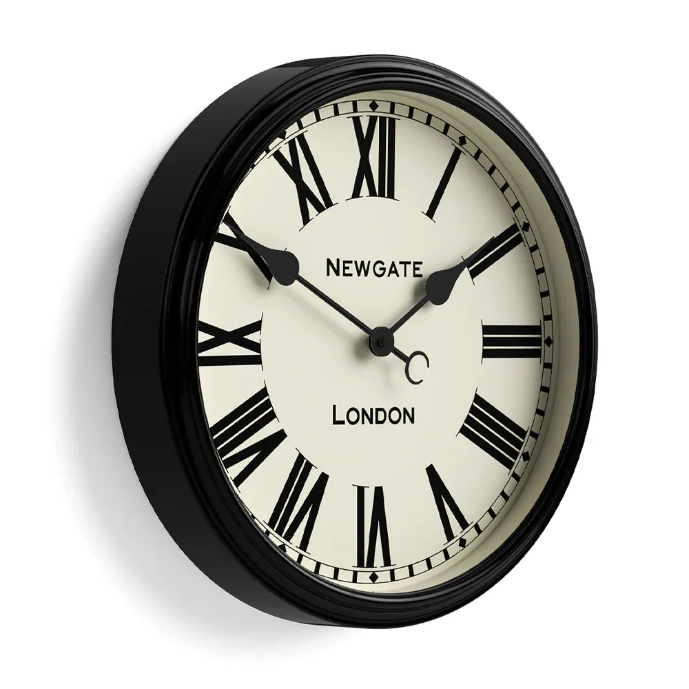 Newgate Spitalfields Wall Clock-Black - Image 3