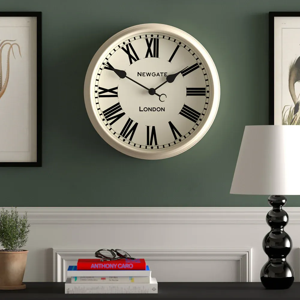 Newgate Spitalfields Wall Clock-Vanilla Cream - Image 2