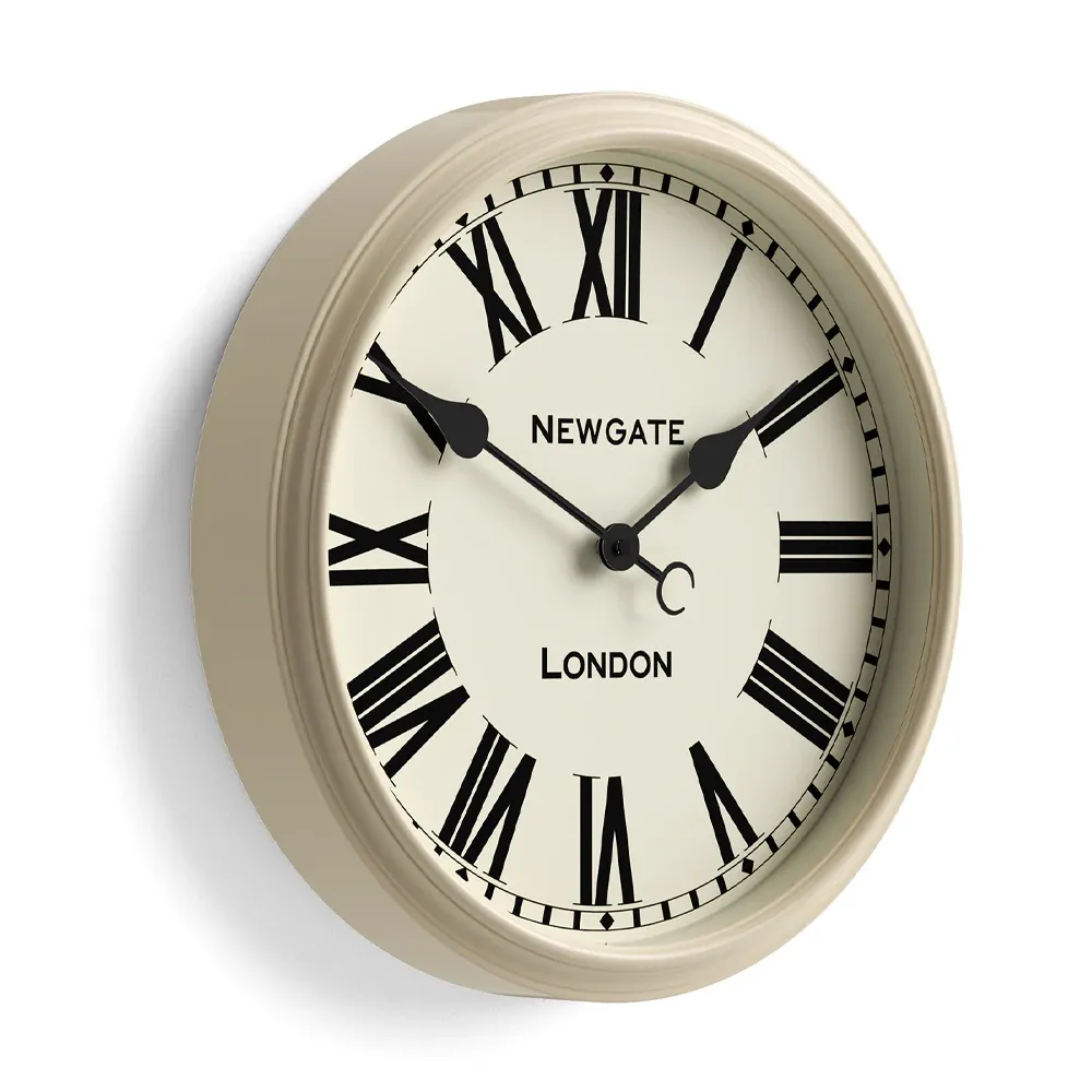 Newgate Spitalfields Wall Clock-Vanilla Cream - Image 3