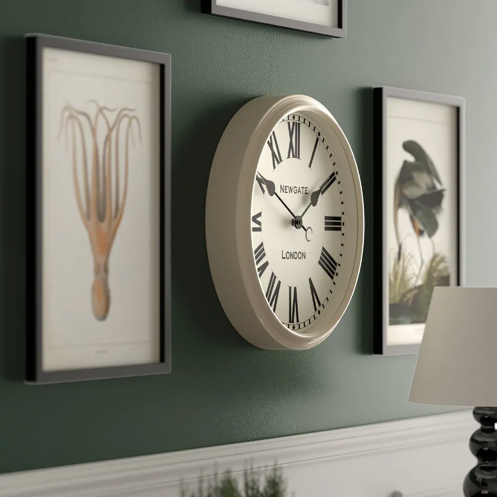 Newgate Spitalfields Wall Clock-Vanilla Cream - Image 4
