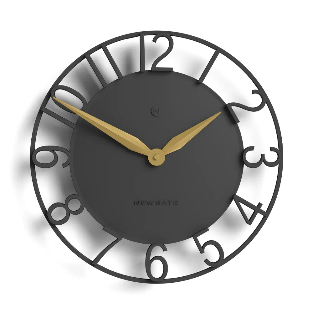 Newgate Time Traveller Wall Clock-Grey - Image 1