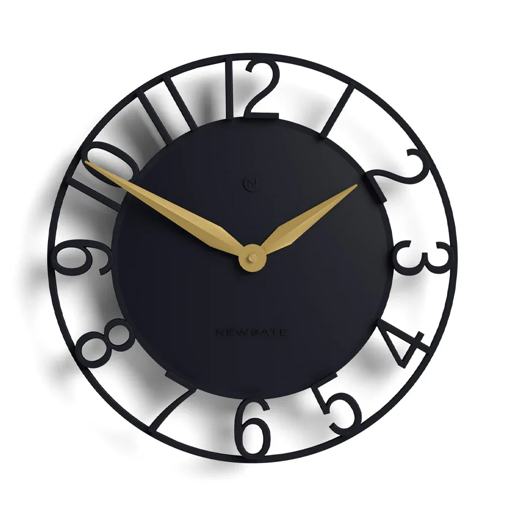 Newgate Time Traveller Wall Clock-Petrol Blue - Image 1
