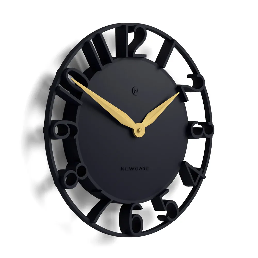 Newgate Time Traveller Wall Clock-Petrol Blue - Image 3