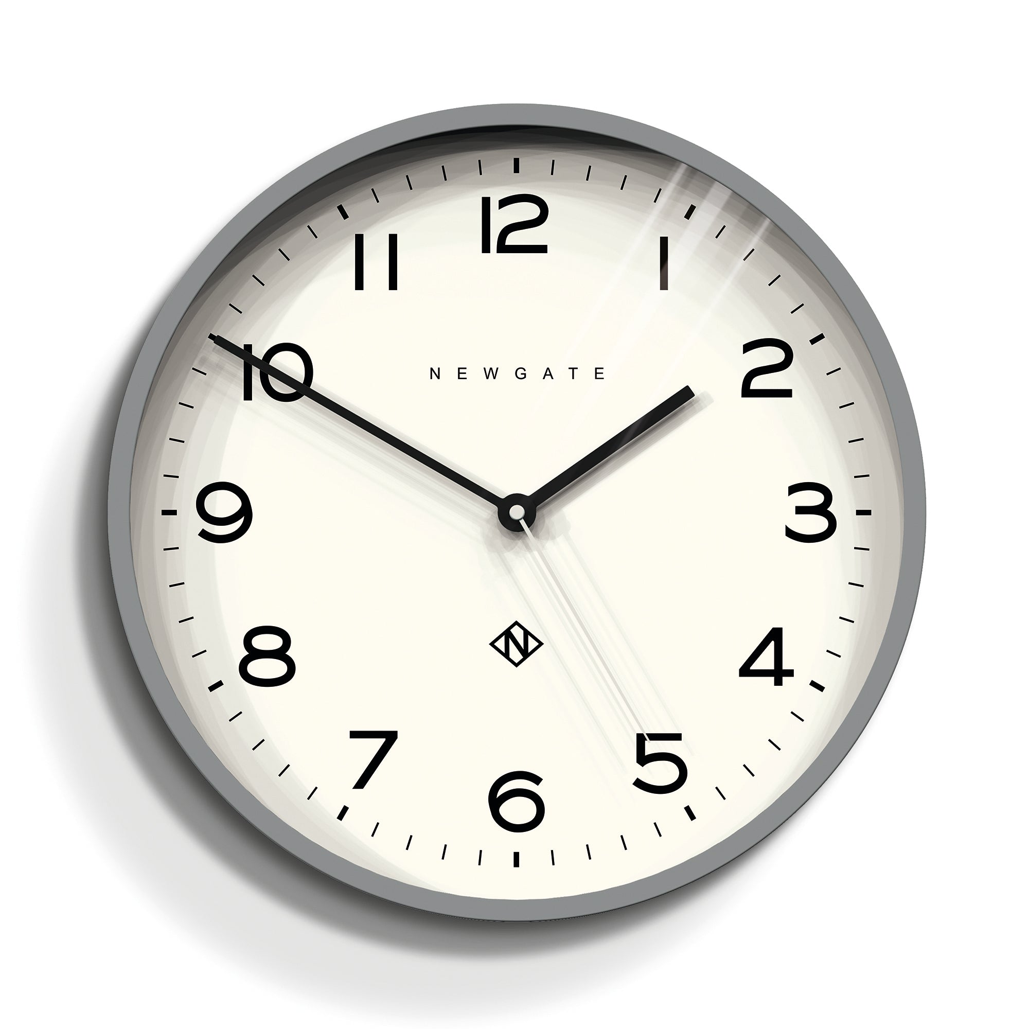 Newgate Number Three Echo Clock Silicone Grey - Image 1