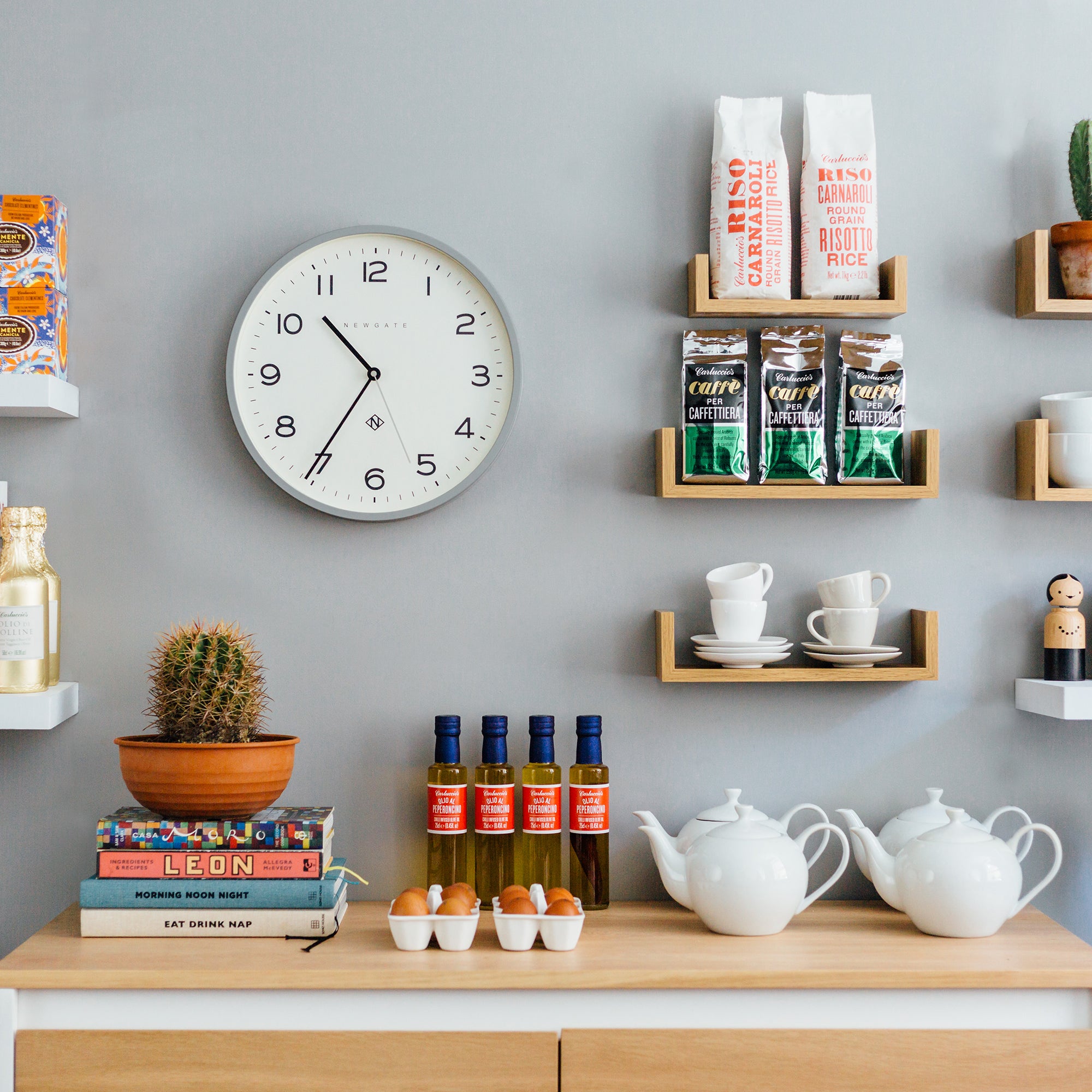 Newgate Number Three Echo Clock Silicone Grey - Image 3