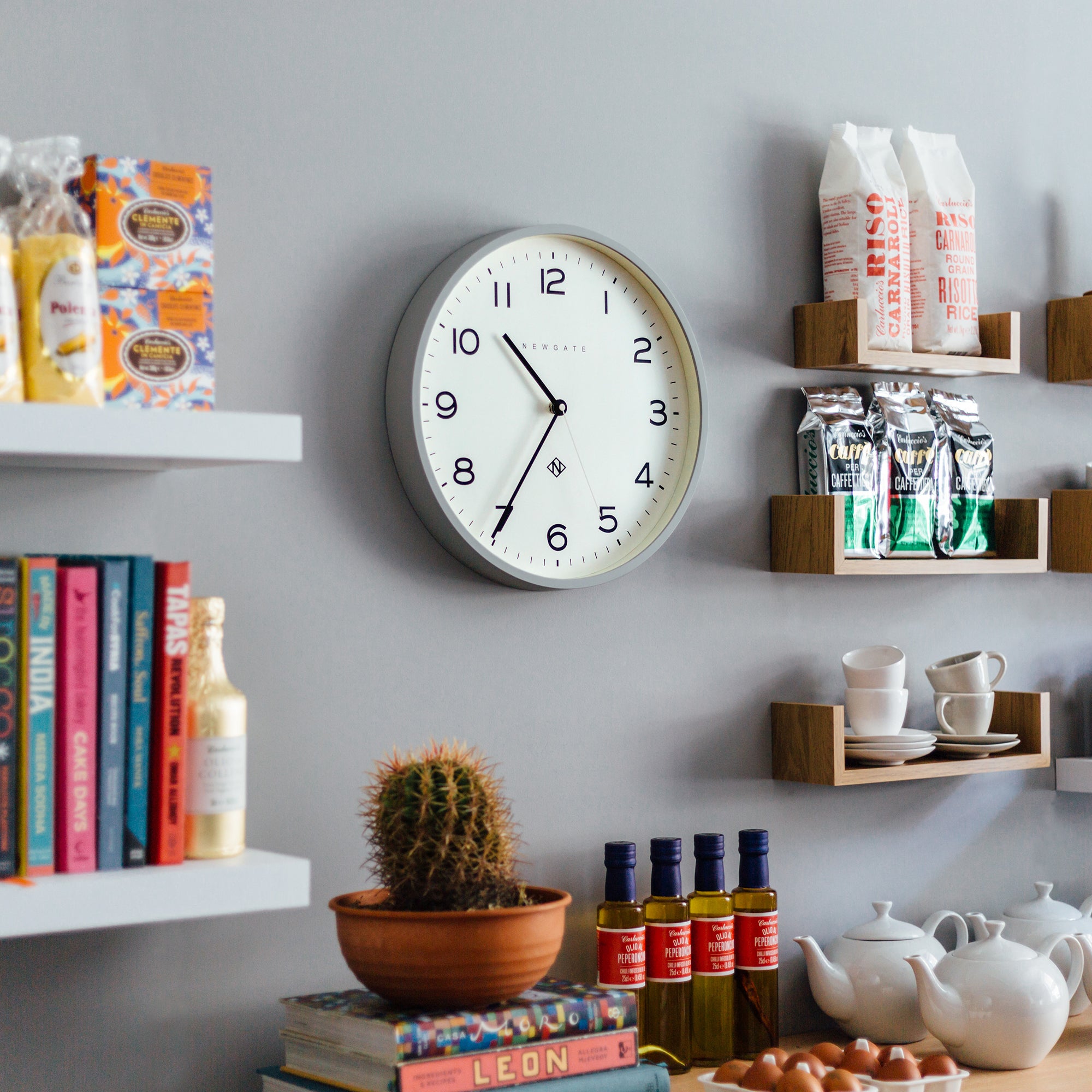 Newgate Number Three Echo Clock Silicone Grey - Image 4