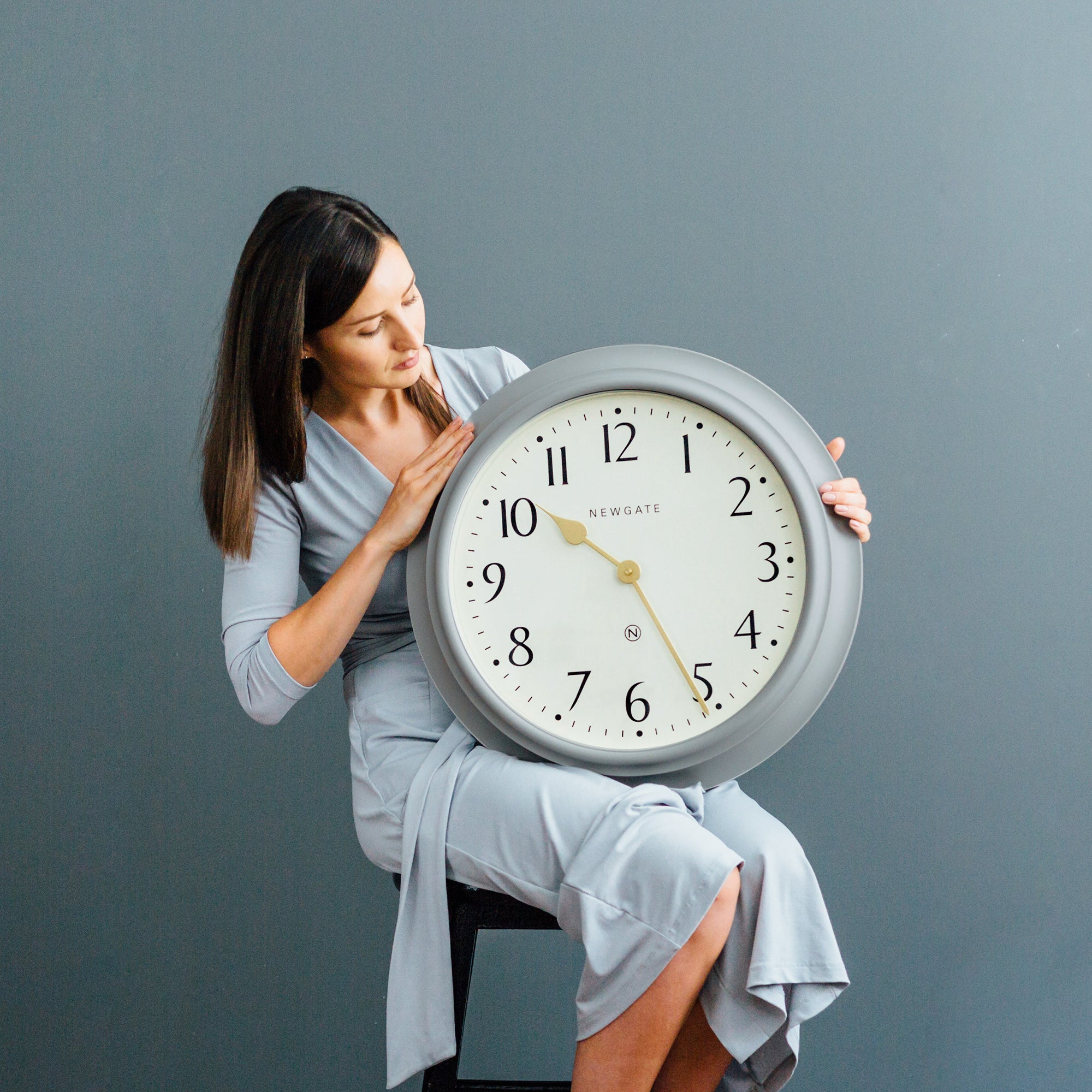 Newgate Westhampton Clock Posh Grey - Image 3