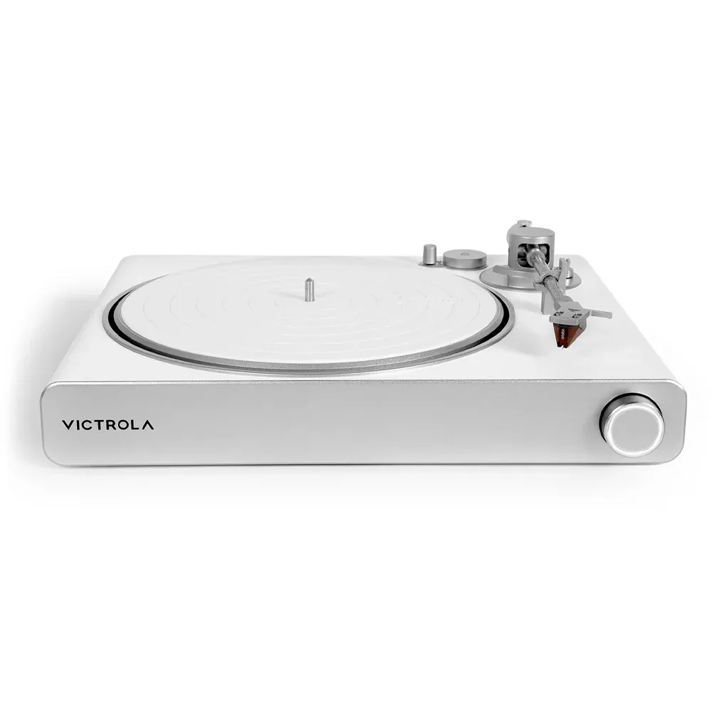 Victrola Stream Pearl Wi-Fi & Bluetooth Turntable - White/Silver - Image 7