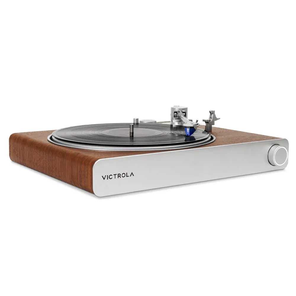 Victrola Stream Sapphire Wi-Fi & Bluetooth Turntable - Walnut - Image 4