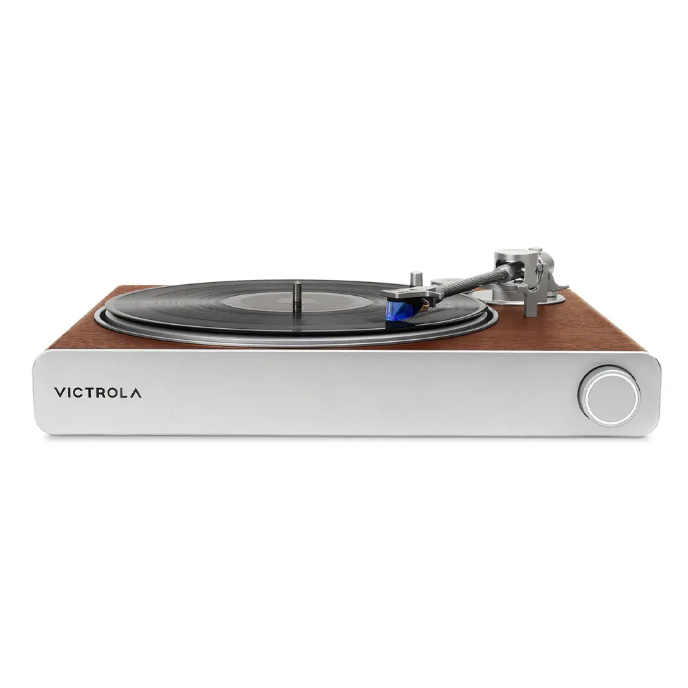 Victrola Stream Sapphire Wi-Fi & Bluetooth Turntable - Walnut - Image 7
