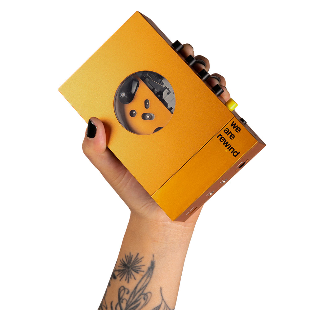 We Are Rewind Portable Cassette Player & Recorder - Serge, Orange - Image 4