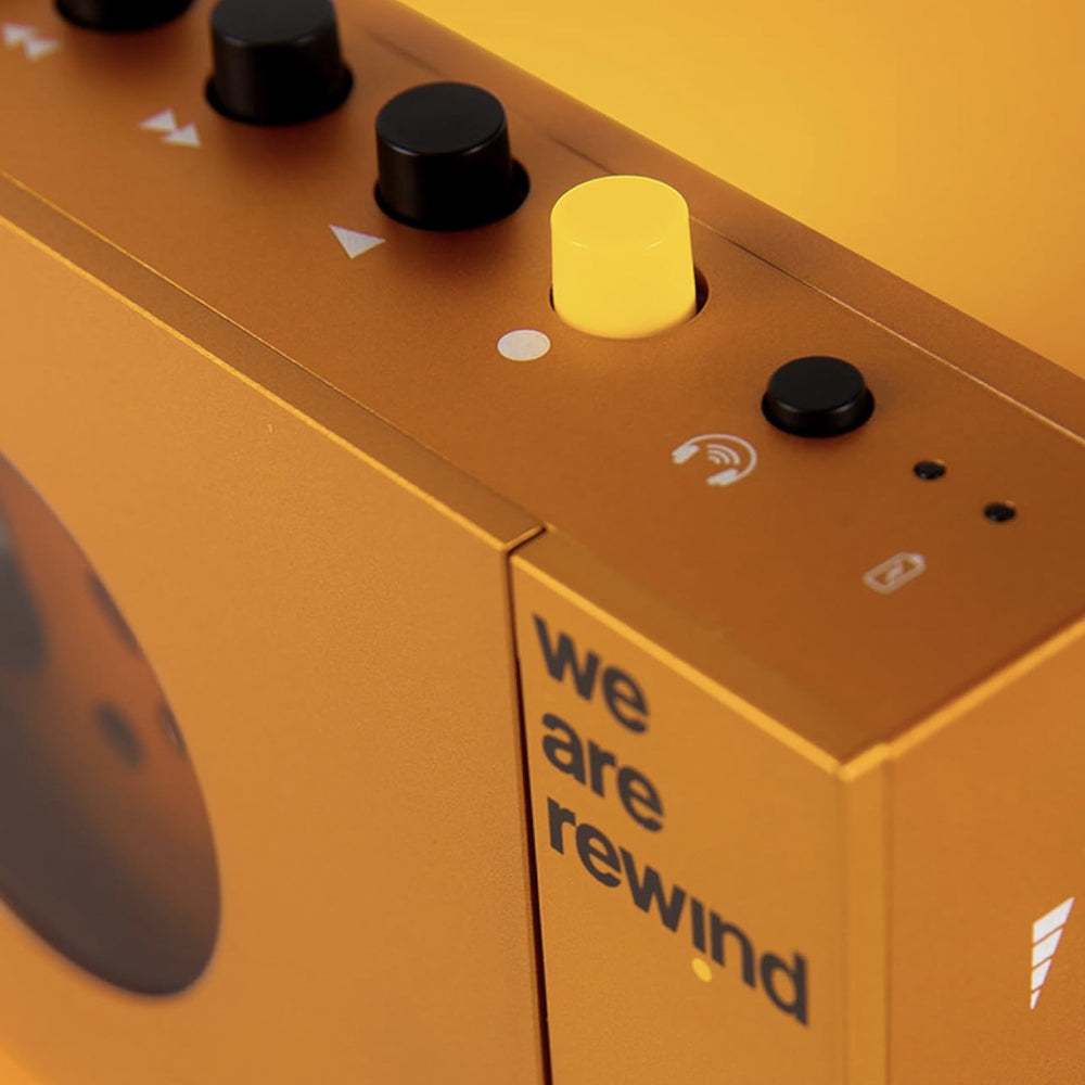 We Are Rewind Portable Cassette Player & Recorder - Serge, Orange - Image 5