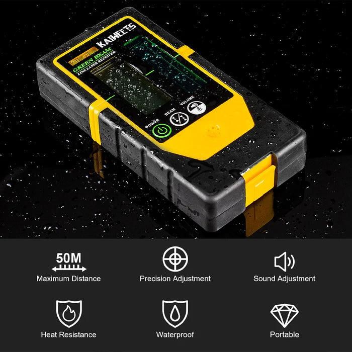 KAIWEETS LR100G Laser Receiver Digital Detector Compatible with KT360A Green - Image 4